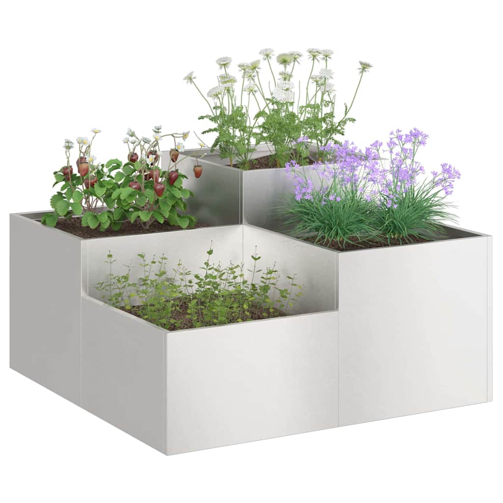 Have Blomsterkrukke Sølv 80 x 80 x 48 cm Rustfrit stål