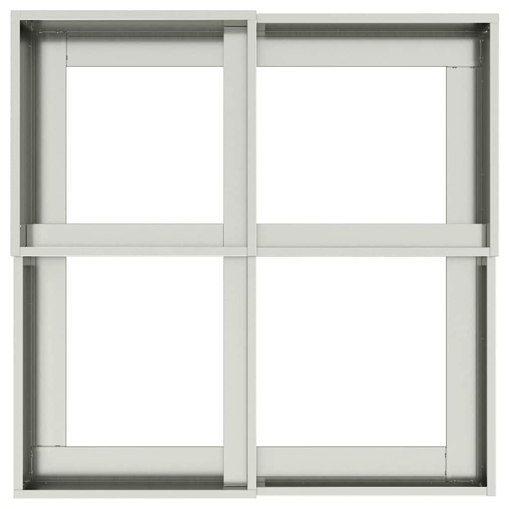 Have Blomsterkrukke Sølv 80 x 80 x 48 cm Galvaniseret stål