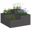 Have Blomsterkrukke Sort 100 x 100 x 48 cm Stål