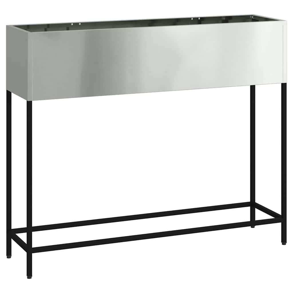 Hævet haveplante Sølv 100 x 26 x 82 cm Galvaniseret stål