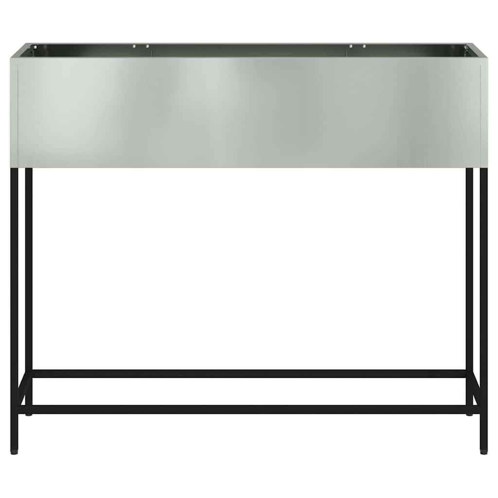 Hævet haveplante Sølv 100 x 26 x 82 cm Galvaniseret stål