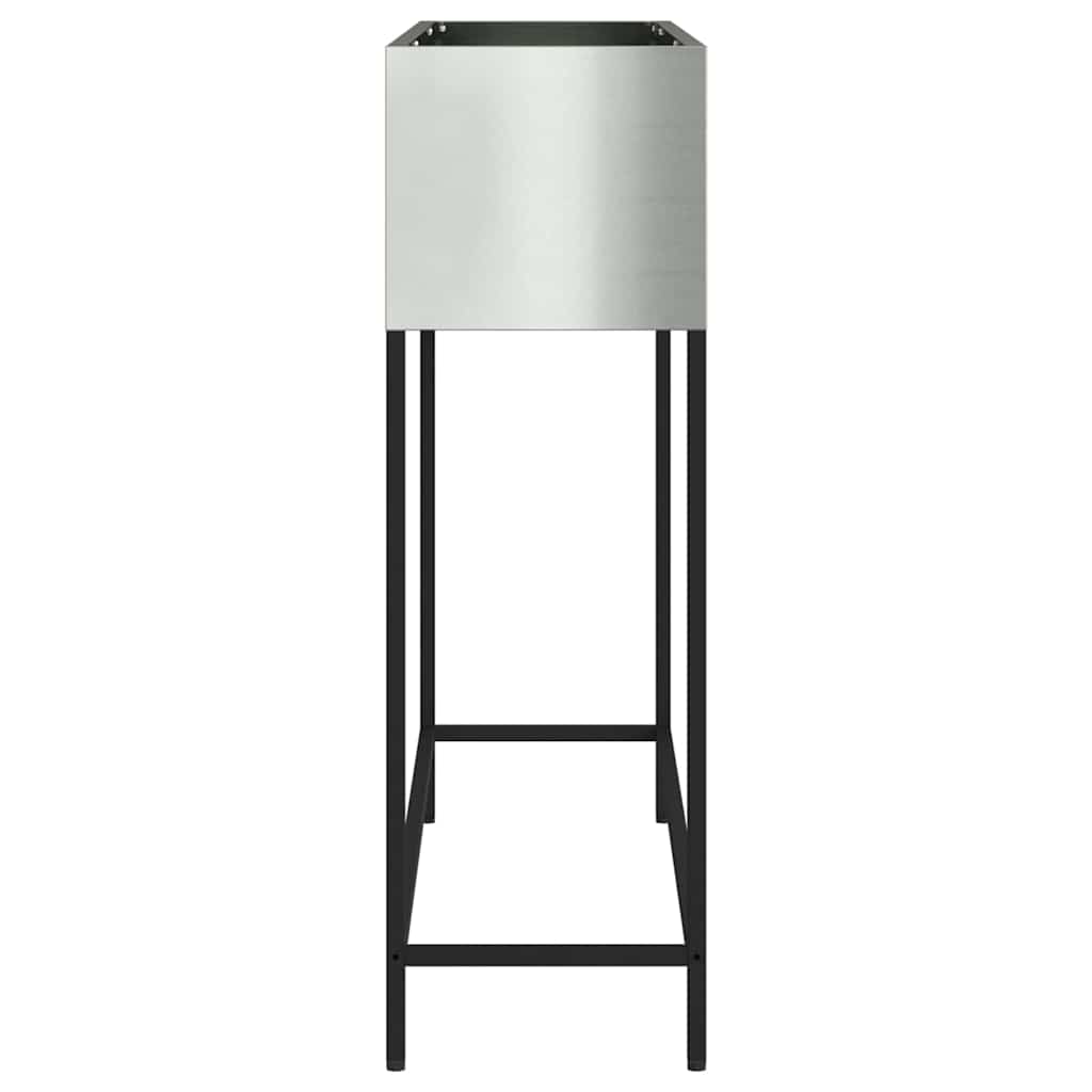 Hævet haveplante Sølv 100 x 26 x 82 cm Galvaniseret stål