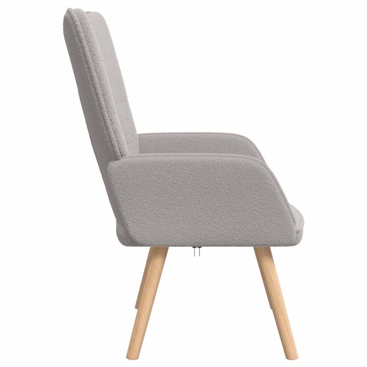 lænestol Lysegrå 62 x 67 x 95,5 cm Sherpa-stof