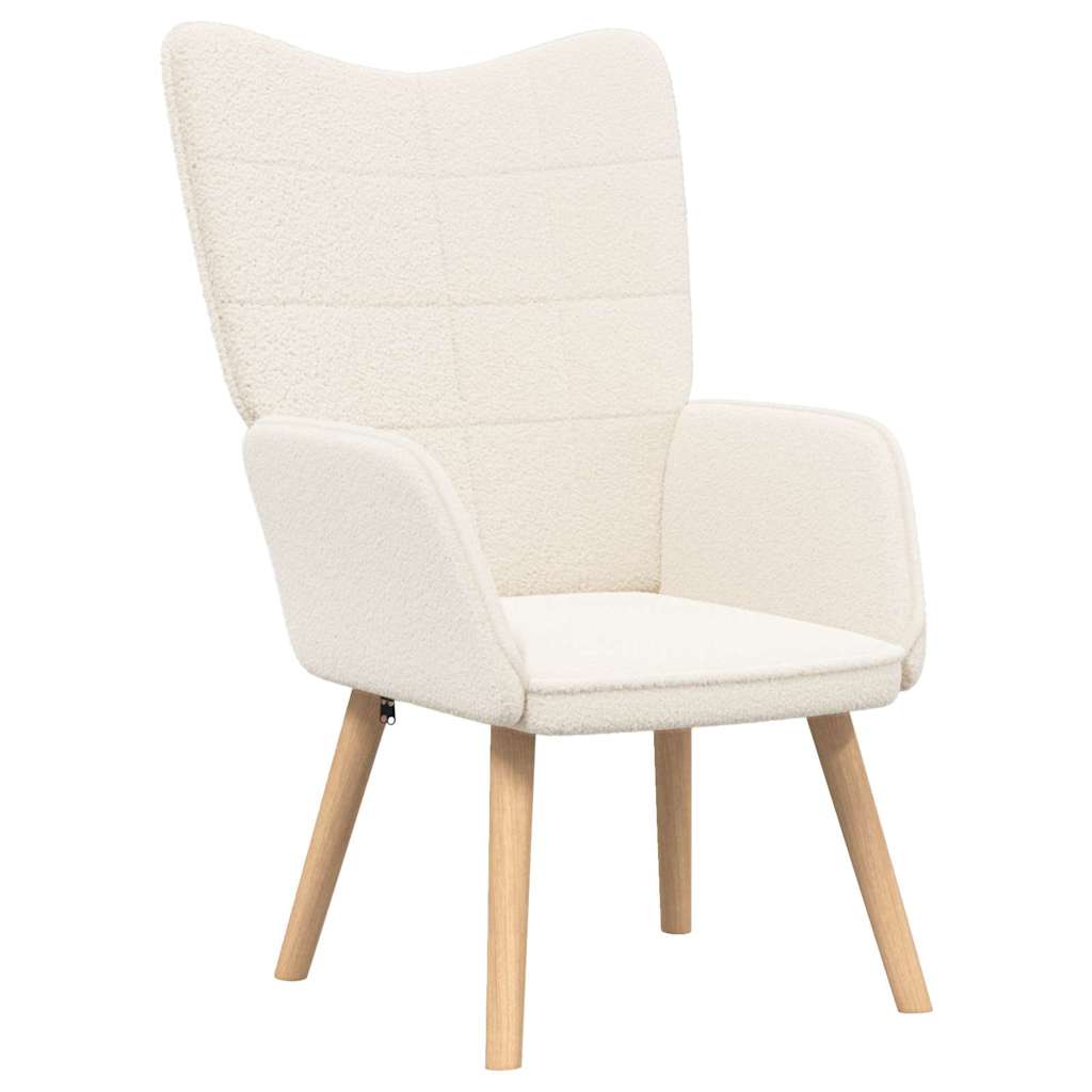 lænestol Creme 62 x 67 x 95,5 cm Sherpa-stof