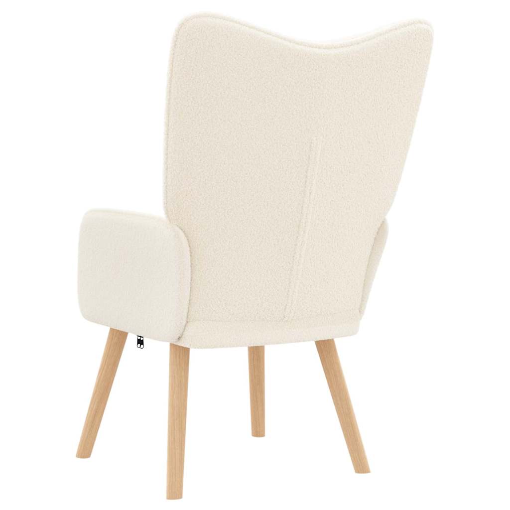 lænestol Creme 62 x 67 x 95,5 cm Sherpa-stof