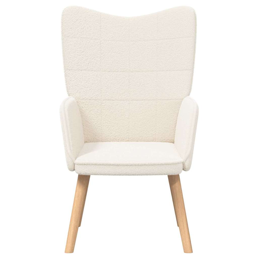 lænestol Creme 62 x 67 x 95,5 cm Sherpa-stof