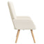 lænestol Creme 62 x 67 x 95,5 cm Sherpa-stof