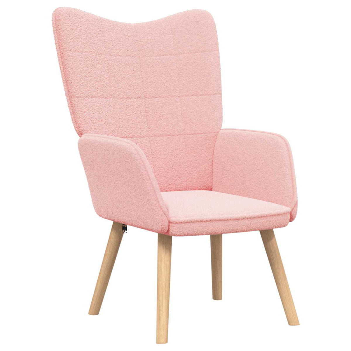 lænestol Lyserød 62 x 67 x 95,5 cm Sherpa-stof