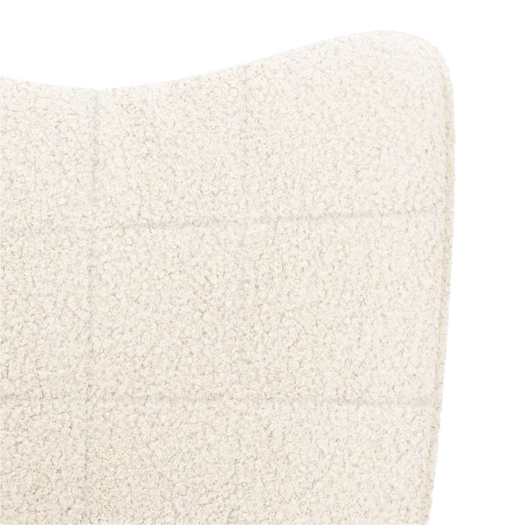 Gyngestol Creme Sherpa-stof
