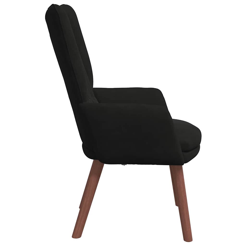 lænestol Sort 63 x 67 x 94 cm Fløjl