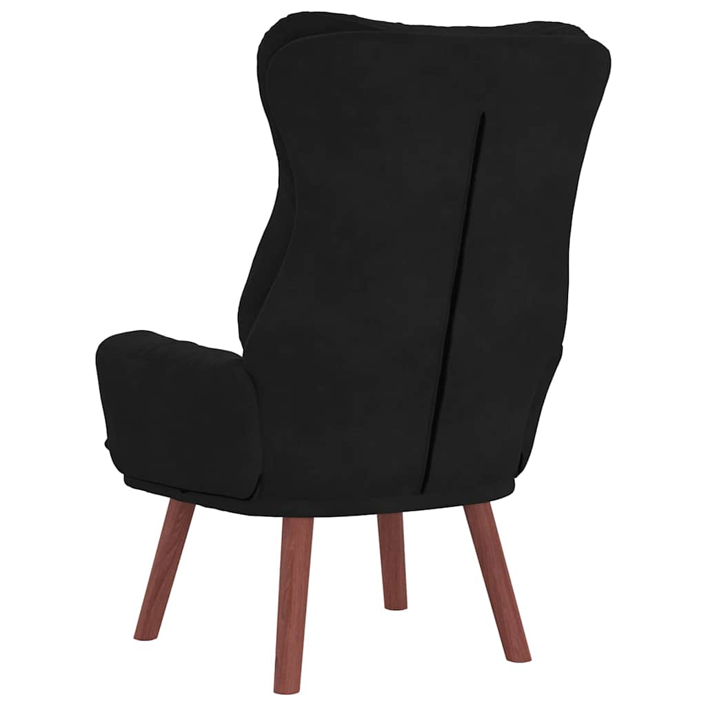lænestol Sort 69 x 74 x 93 cm Fløjl
