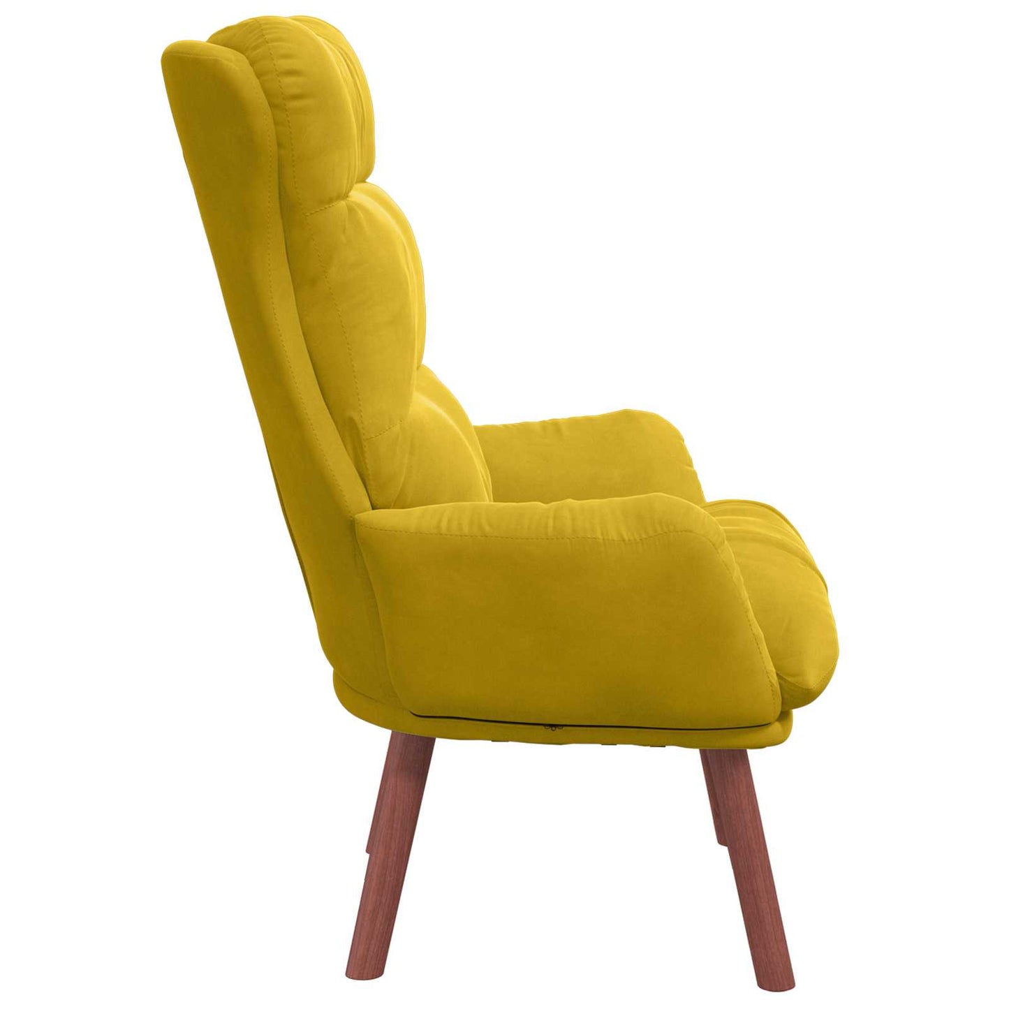 lænestol Gul 69 x 74 x 93 cm Fløjl