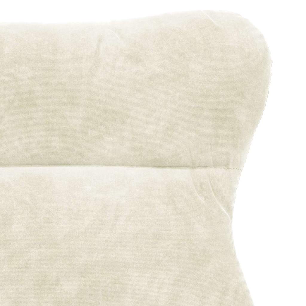 lænestol Creme 69 x 74 x 93 cm Fløjl
