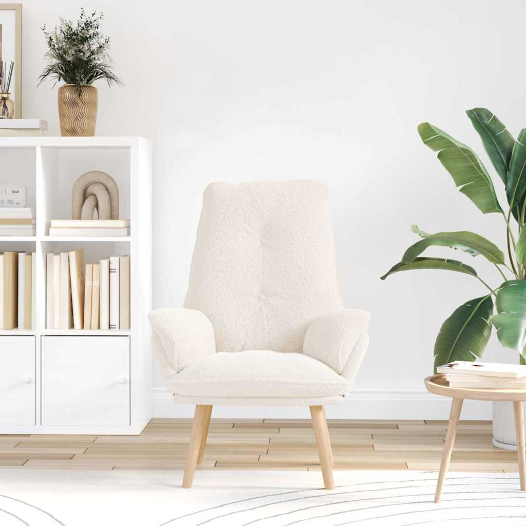 lænestol Creme 69 x 74 x 93 cm Sherpa-stof