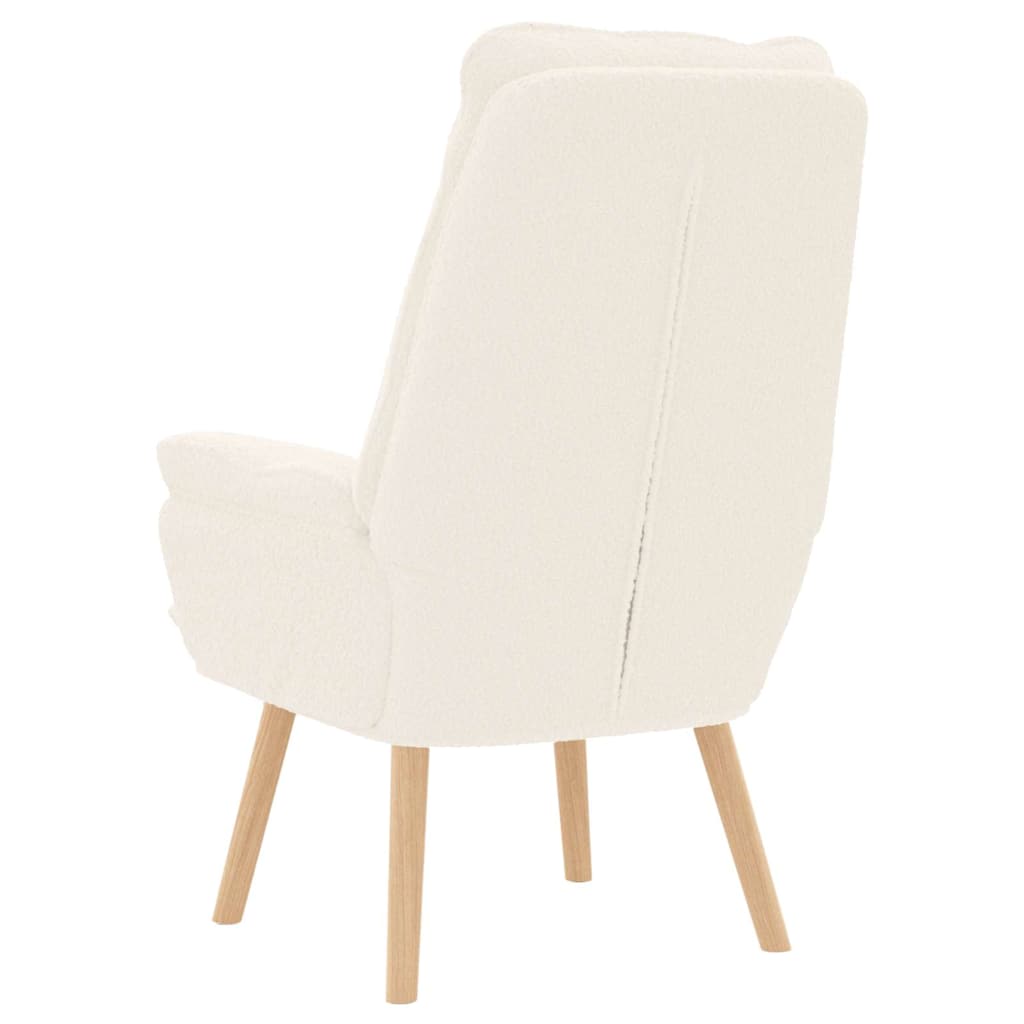 lænestol Creme 69 x 74 x 93 cm Sherpa-stof