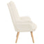 lænestol Creme 69 x 74 x 93 cm Sherpa-stof