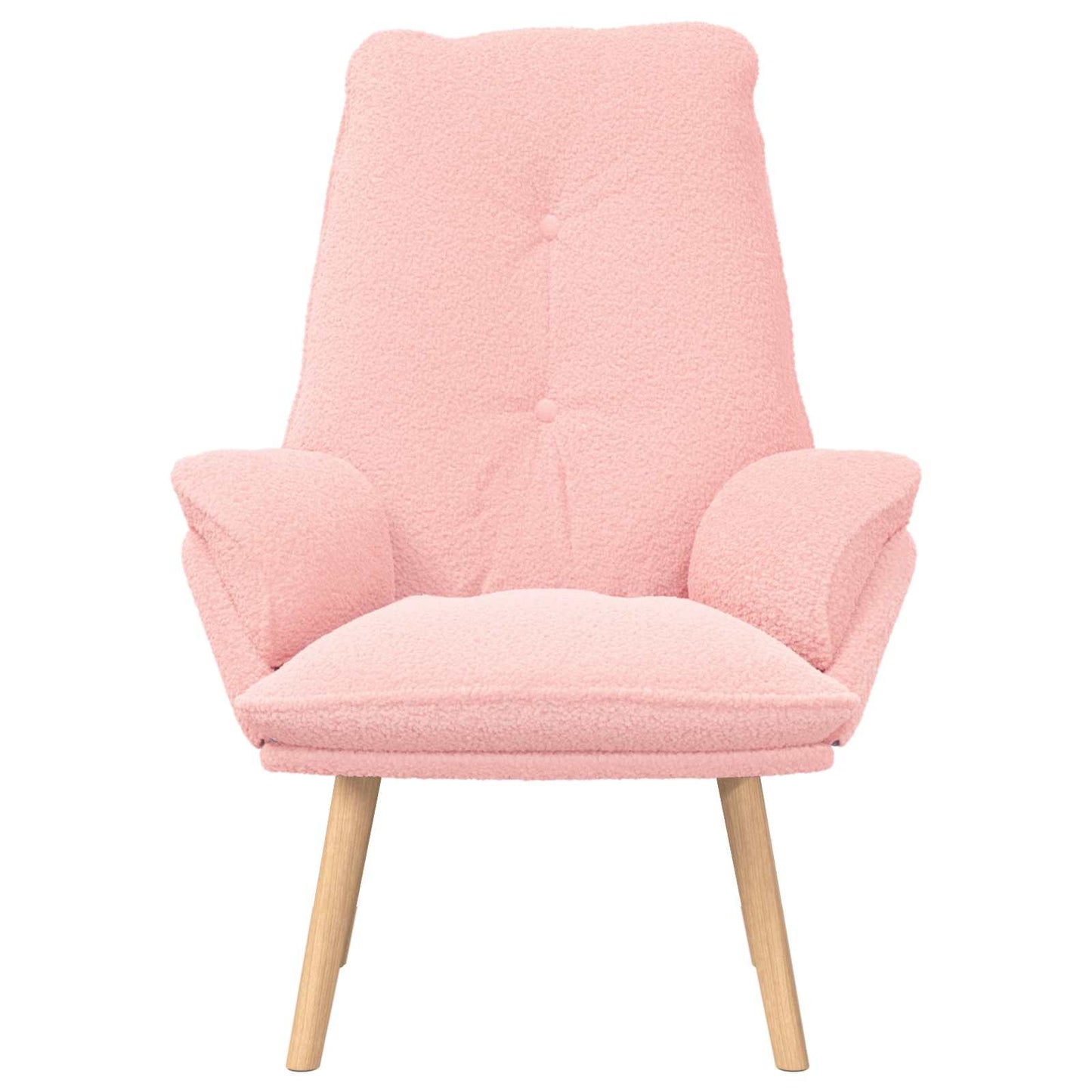 lænestol Lyserød 69 x 74 x 93 cm Sherpa-stof