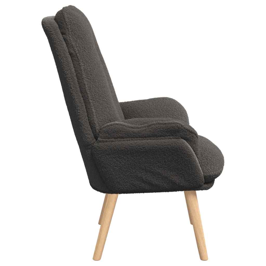 lænestol Mørkegrå 69 x 74 x 93 cm Sherpa-stof