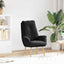 lænestol Sort 69 x 74 x 93 cm Sherpa-stof