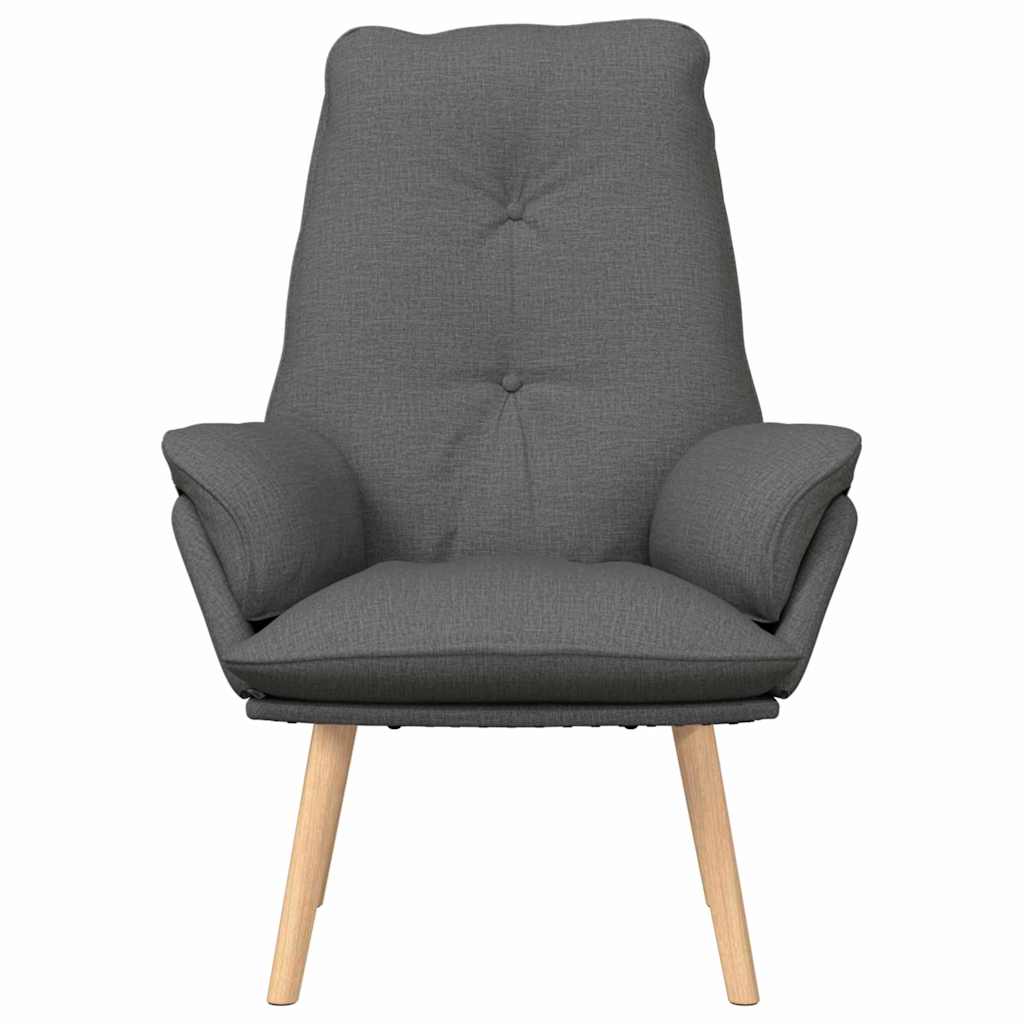 lænestol Mørkegrå 69 x 74 x 93 cm Stof og krydsfiner