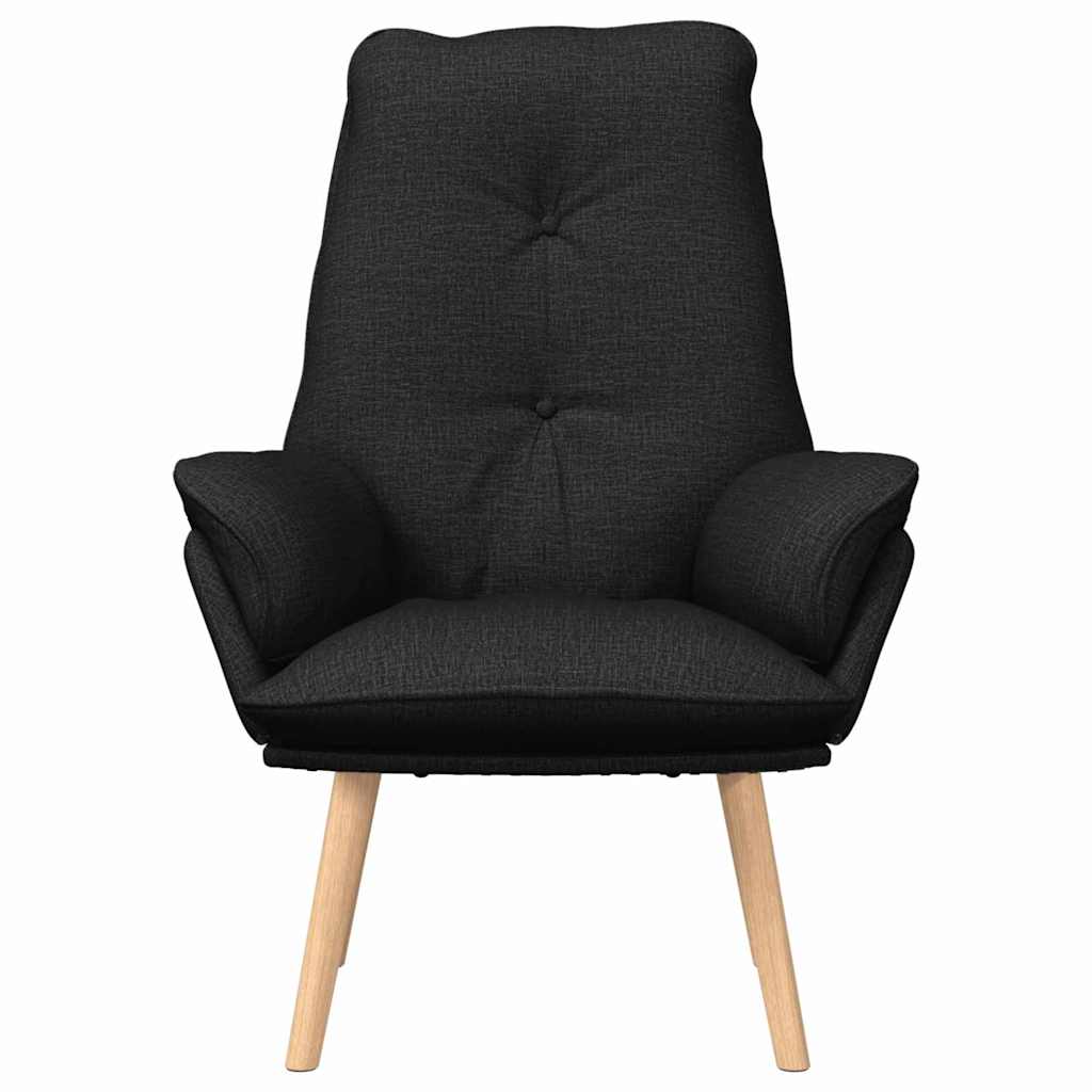 lænestol Sort 69 x 74 x 93 cm Stof og krydsfiner