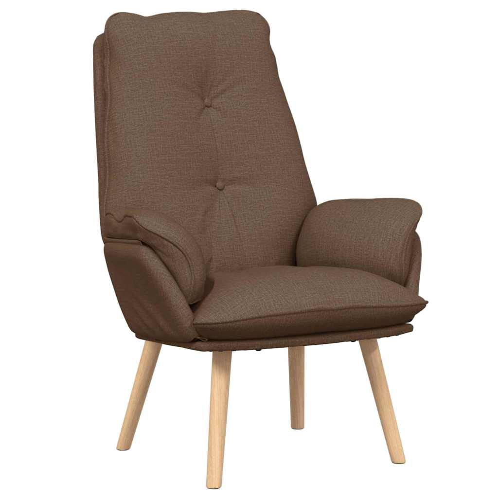 lænestol Brun 69 x 74 x 93 cm Polyester og krydsfiner