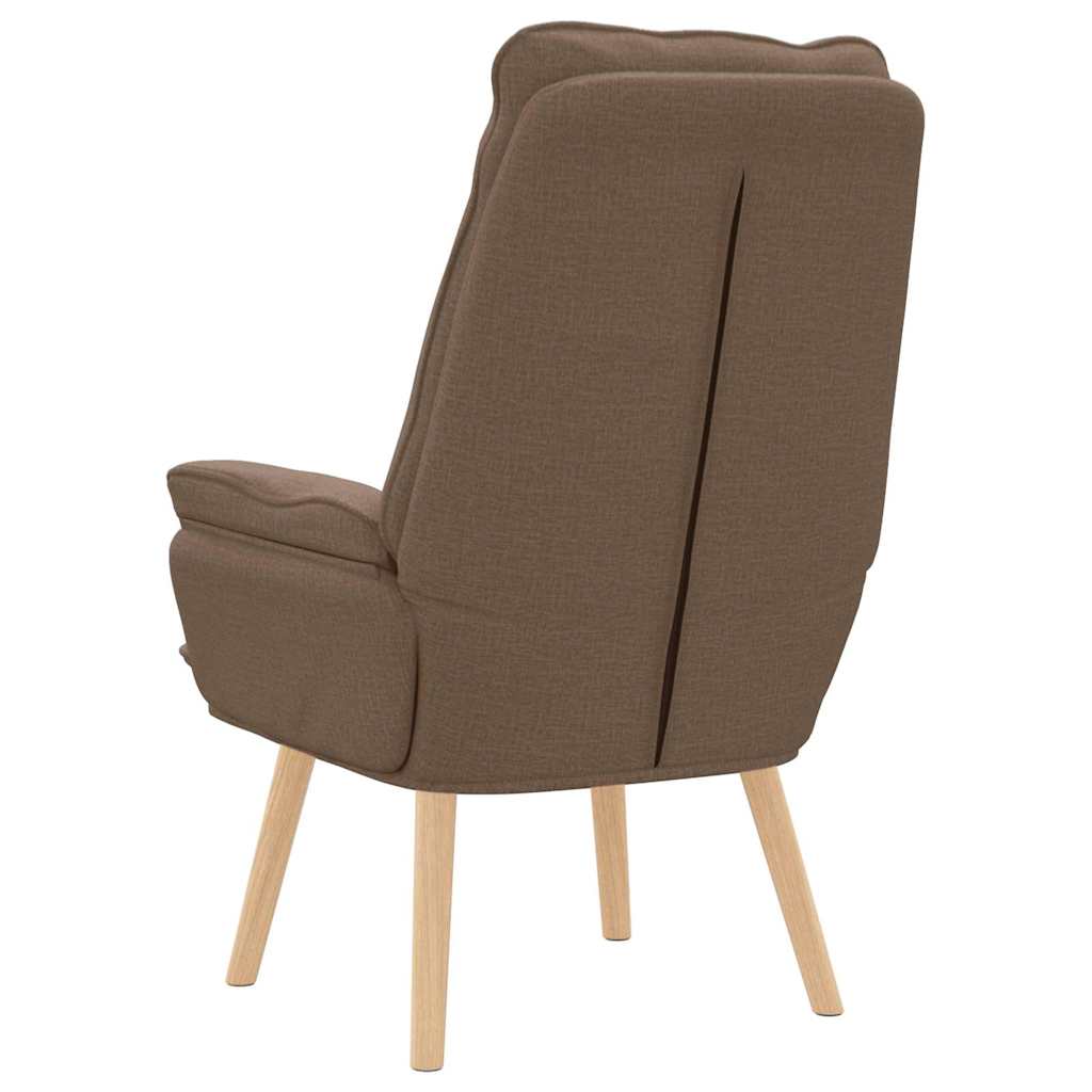 lænestol Brun 69 x 74 x 93 cm Polyester og krydsfiner