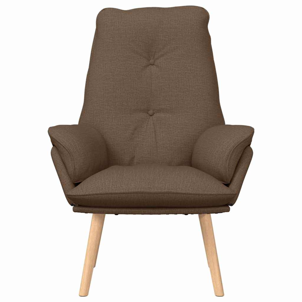 lænestol Brun 69 x 74 x 93 cm Polyester og krydsfiner