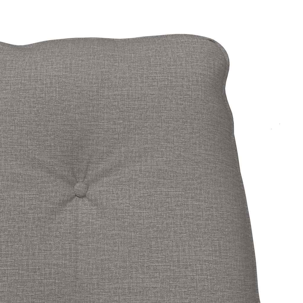 lænestol Gråbrun Polyester og krydsfiner