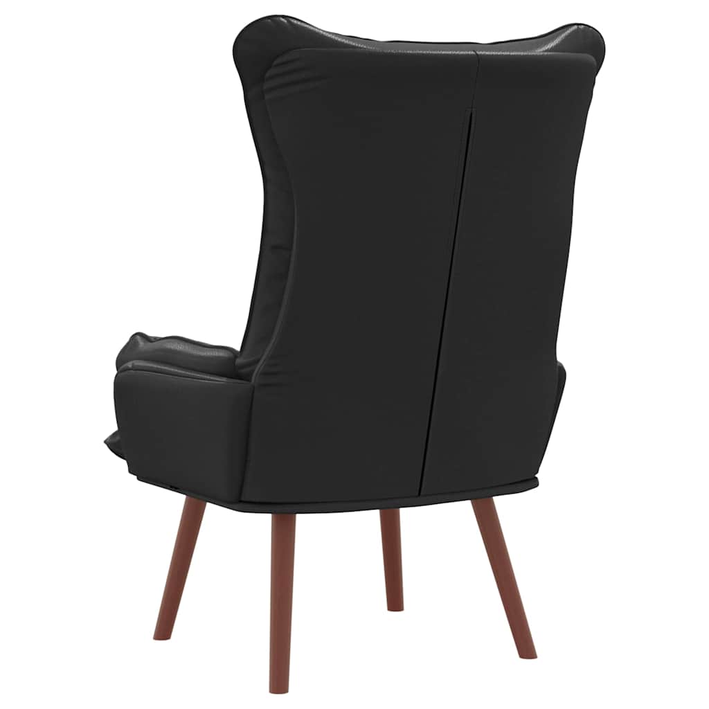 lænestol Sort 69 x 74 x 93 cm Kunstlæder