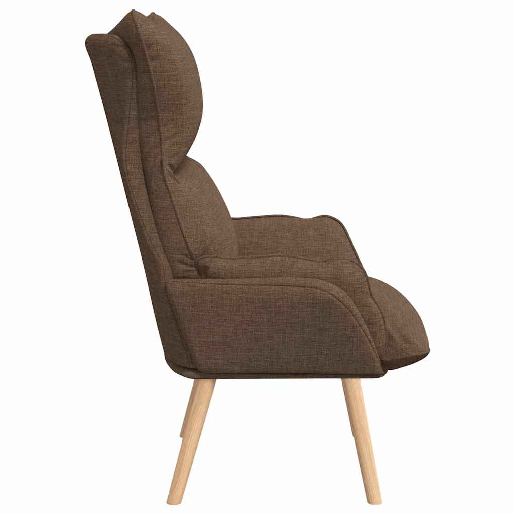 lænestol Brun 69 x 74 x 93 cm Stof og krydsfiner