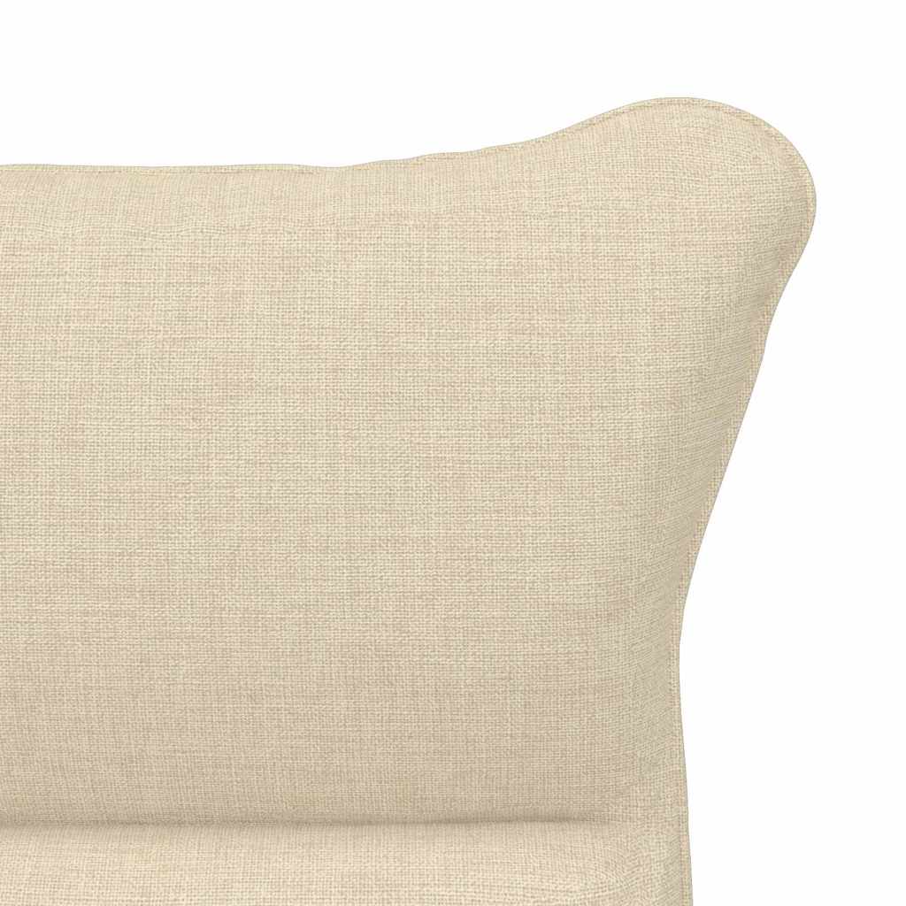 lænestol Creme 69 x 74 x 93 cm Stof og krydsfiner