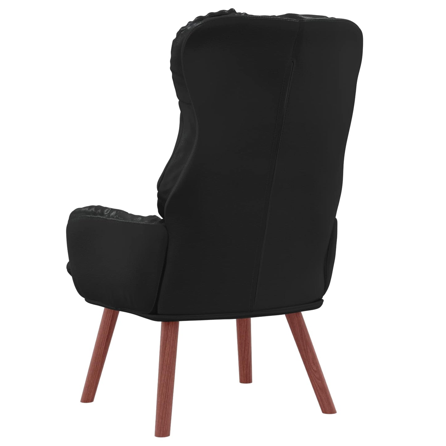 lænestol Sort 69 x 74 x 93 cm Kunstlæder