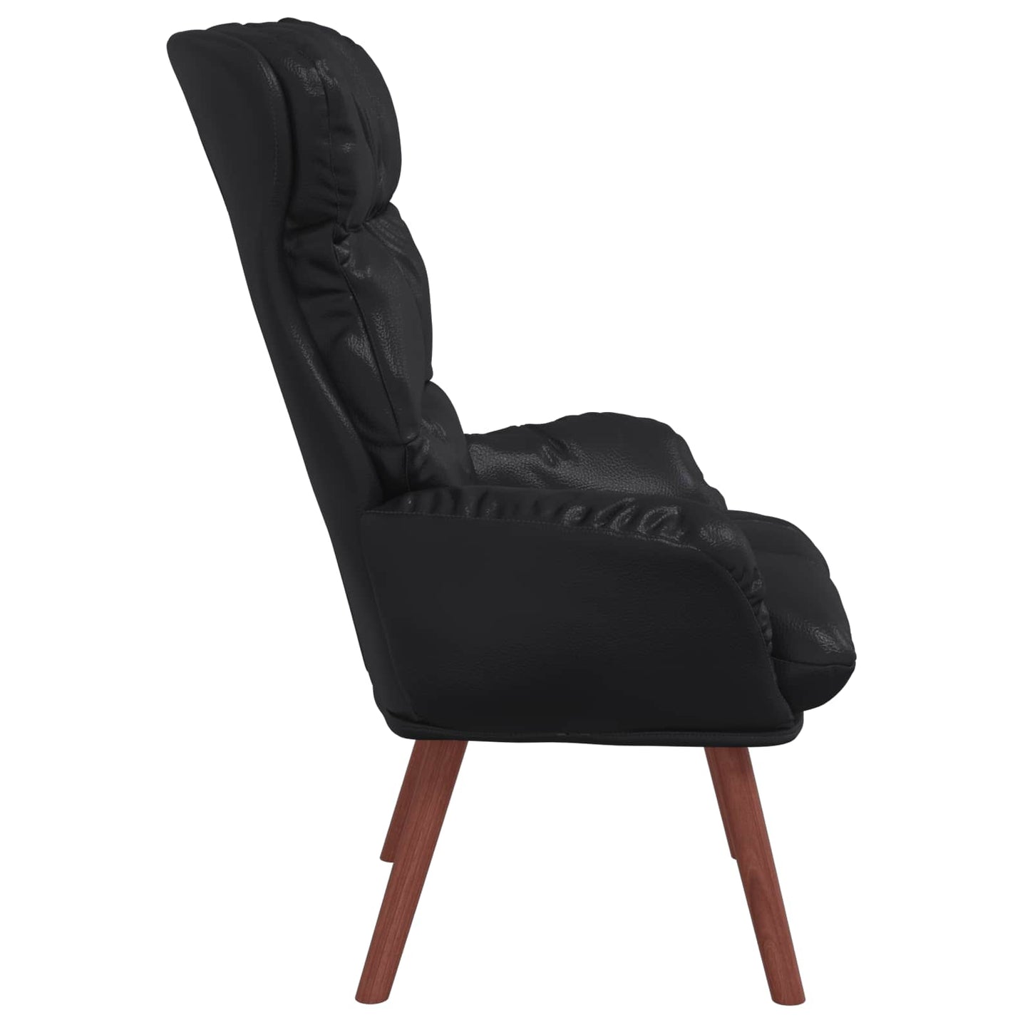 lænestol Sort 69 x 74 x 93 cm Kunstlæder