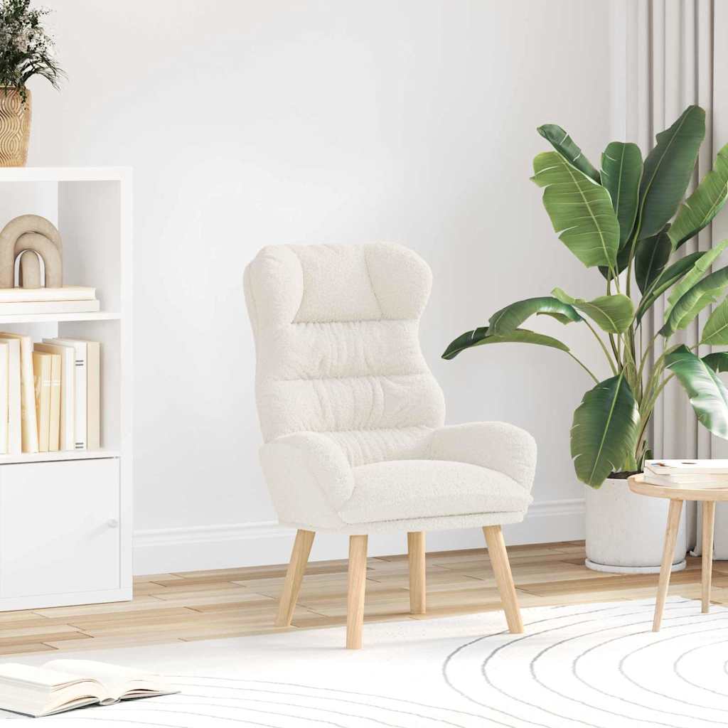 lænestol Creme 69 x 74 x 93 cm Sherpa-stof