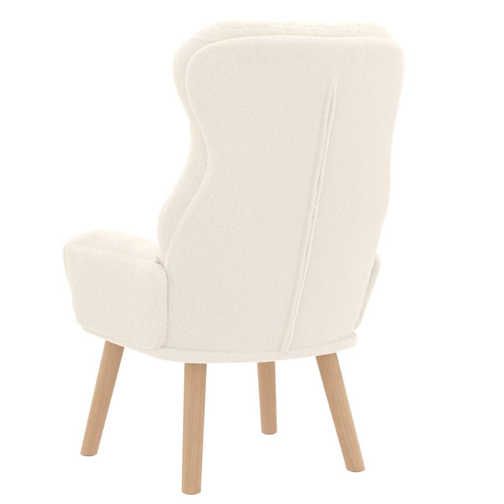 lænestol Creme 69 x 74 x 93 cm Sherpa-stof