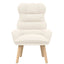 lænestol Creme 69 x 74 x 93 cm Sherpa-stof