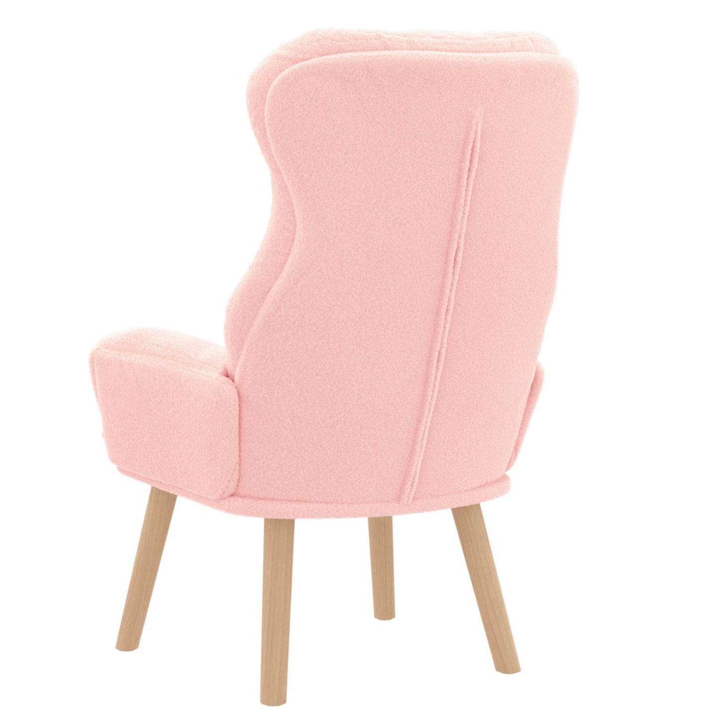 lænestol Lyserød 69 x 74 x 93 cm Sherpa-stof