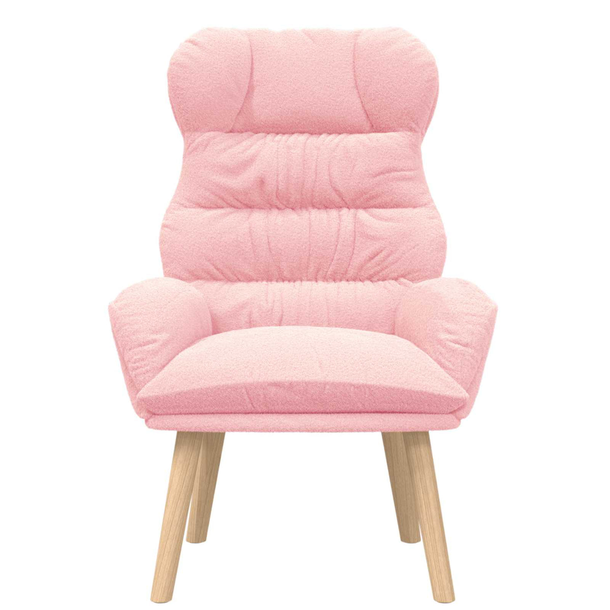 lænestol Lyserød 69 x 74 x 93 cm Sherpa-stof
