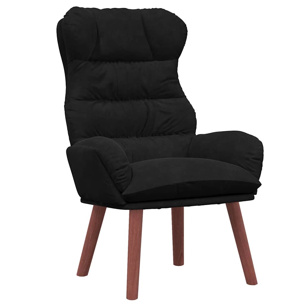 lænestol Sort 69 x 74 x 93 cm Fløjl