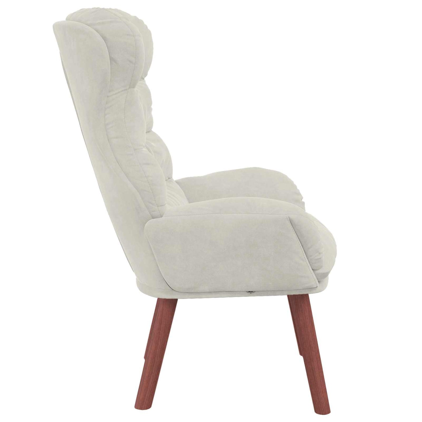 lænestol Creme 69 x 74 x 93 cm Fløjl
