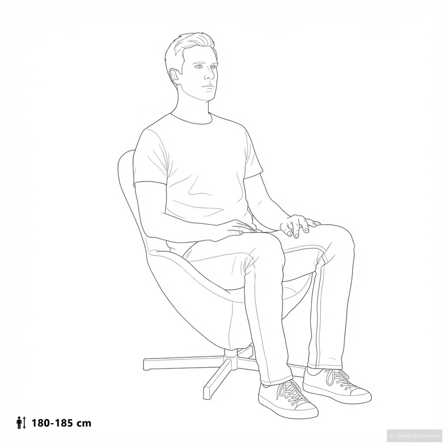 Æggestol Blå 63 x 73 x 90 cm Fløjl