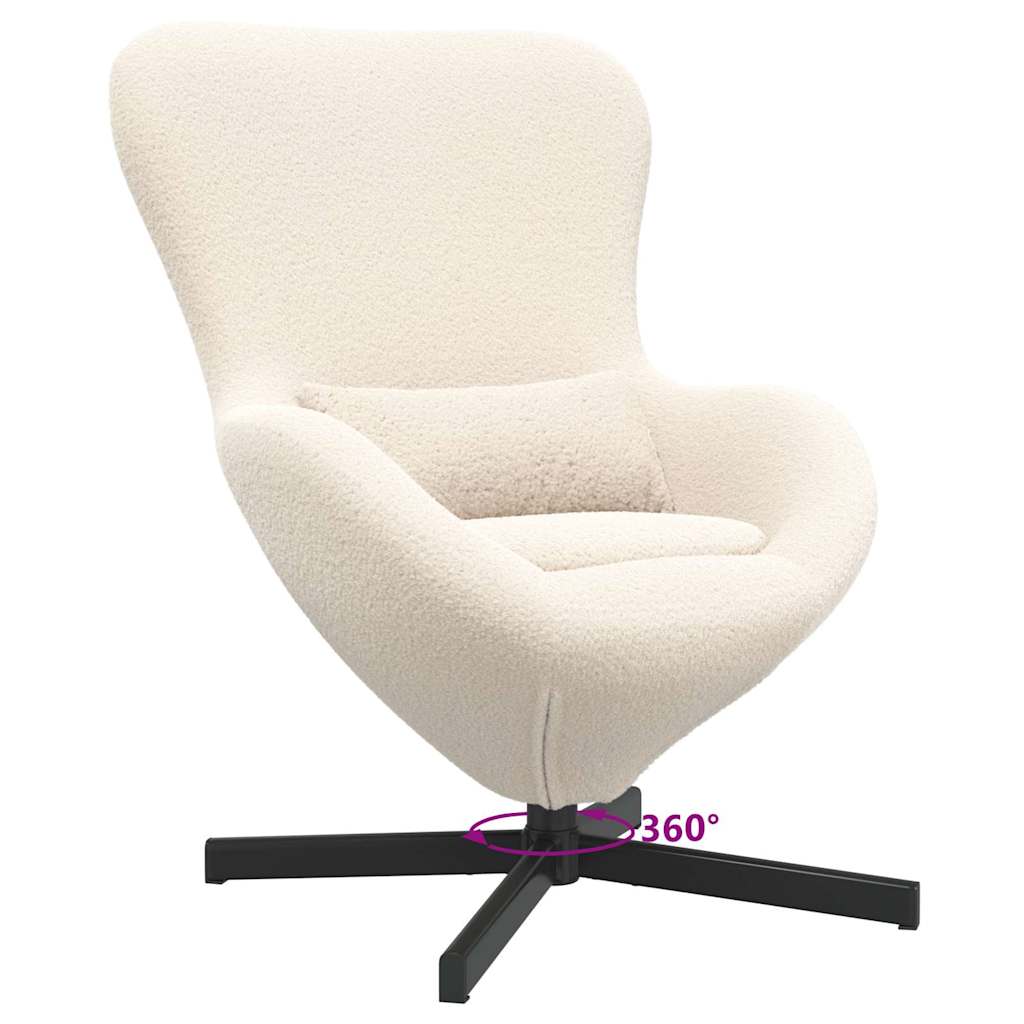Æggestol Creme 63 x 73 x 90 cm Stof