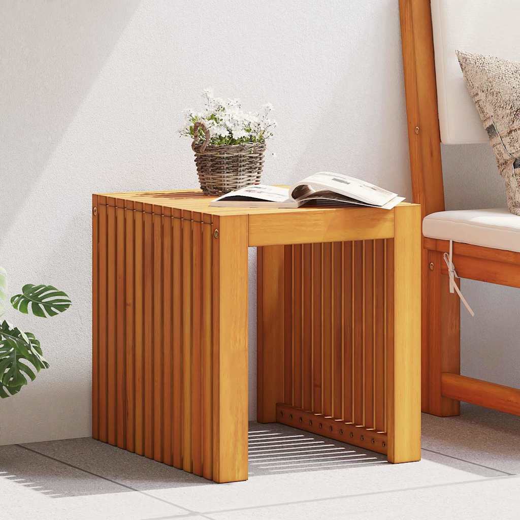 Sidebord Olie Naturlig 43 x 36 x 40 cm Massiv Teaktræ