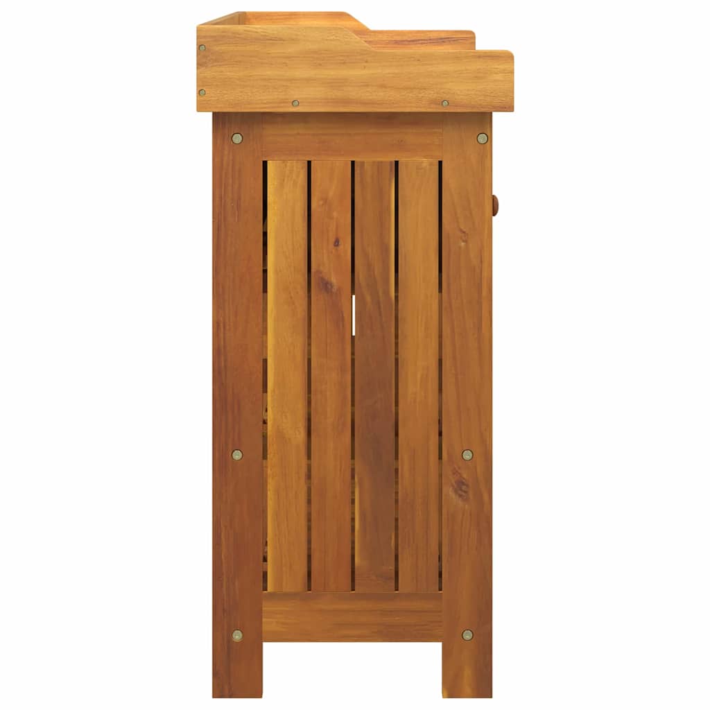 Havekabinet Naturfarvet 78 x 36,5 x 78 cm Massivt Akacietræ
