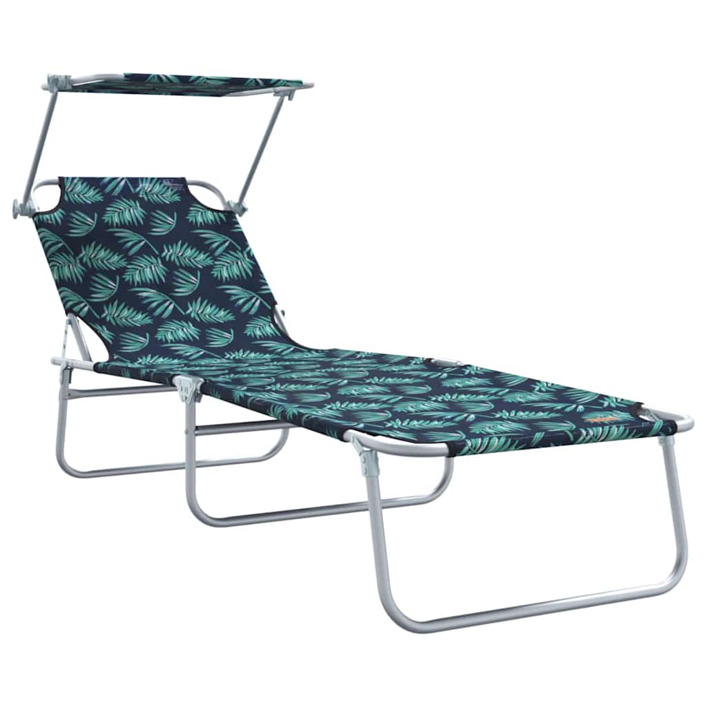 Solstol 2 stk. Polyester Grøn