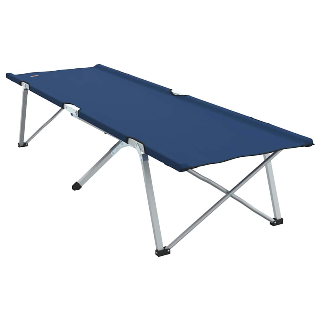 Foldende Camping Seng Blå 194 x 62,5 x 42,5 cm Oxford og Stål