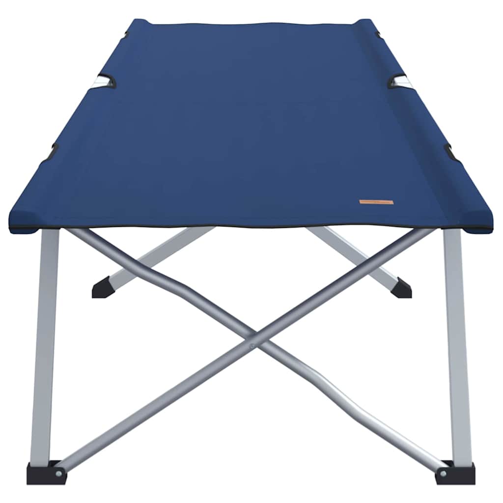 Foldende Camping Seng Blå 194 x 62,5 x 42,5 cm Oxford og Stål