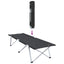 Foldende Camping Seng Sort 194 x 62,5 x 42,5 cm Oxford og Stål