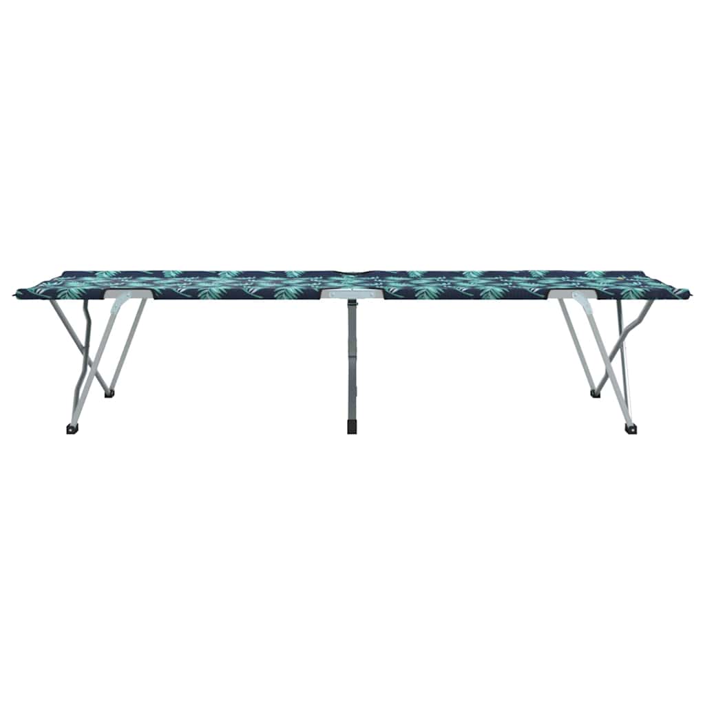 Foldende Camping Seng Skov 194 x 62,5 x 42,5 cm Oxford og Stål
